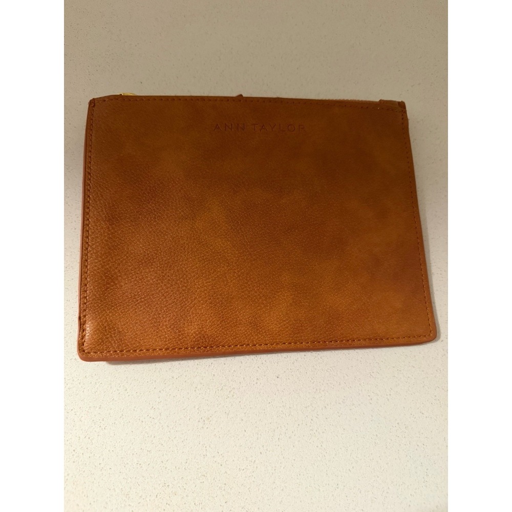 Ann Taylor Brown Clutch Wallet Super Cute and Practical This Goes w Everything